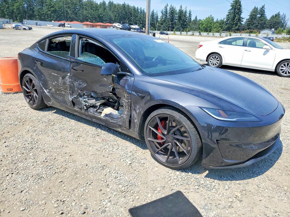 2024 Tesla Model 3 VIN 5YJ3E1ET0RF823615 COPART salvage auction — SIDE, Wa - Bill Of Sale, sold $5,300 on 2026-07-24 (photo 4)
