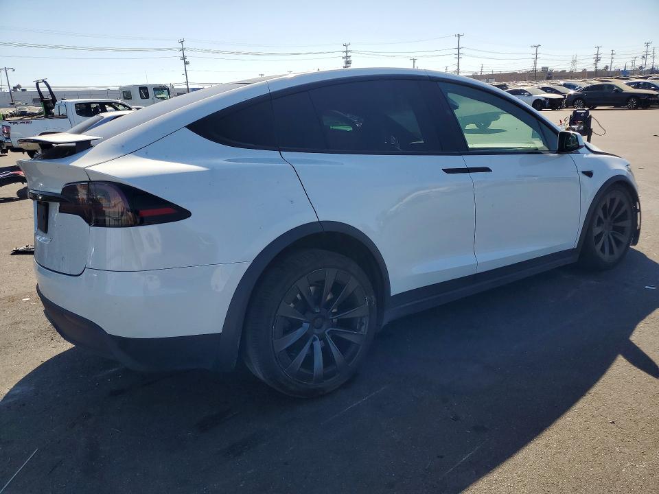 2023 Tesla Model x VIN 7SAXCDE58PF404180 COPART salvage auction — FRONT END, Ca - Salvage Certificate, sold $15,800 on 2026-07-29 (photo 3)