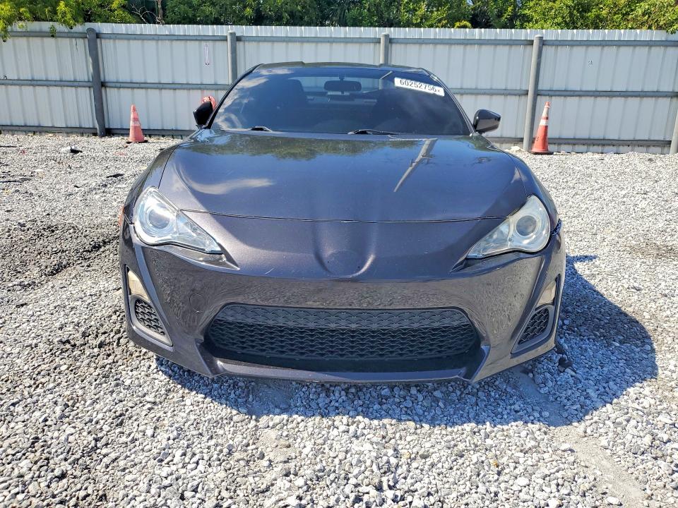 2013 Scion Fr-s VIN JF1ZNAA1XD2711369 COPART salvage auction — REAR END, Fl - Cert Of Title Slvg Rebuildable, sold $2,250 on 2026-07-14 (photo 5)