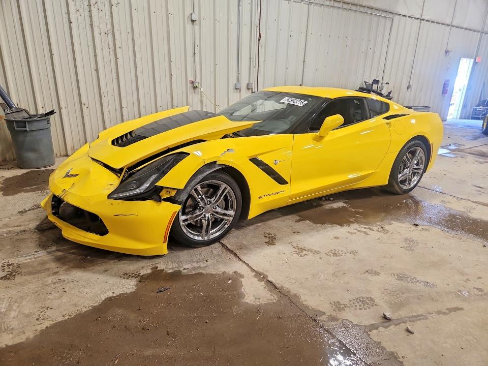 2017 Chevrolet Corvette VIN 1G1YD2D73H5109652 COPART salvage auction — FRONT END, Wi - Junked Vehicle Bill Of Sale, sold $12,000 on 2026-08-27 (photo 1)