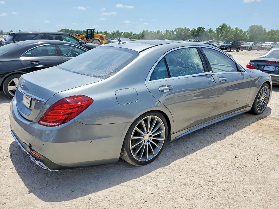 2015 Mercedes-benz S class VIN WDDUG8CB8FA104799 COPART salvage auction — FRONT END, TX - CERTIFICATE OF TITLE, sold $10,700 on 2026-08-04 (photo 3)