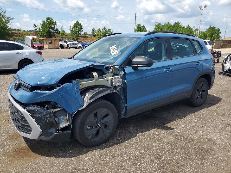 2025 Volkswagen Taos VIN 3VV5C7B25SM058708 COPART salvage auction — FRONT END, TN - CERTIFICATE OF TITLE, sold $8,000 on 2026-08-19 (photo 1)