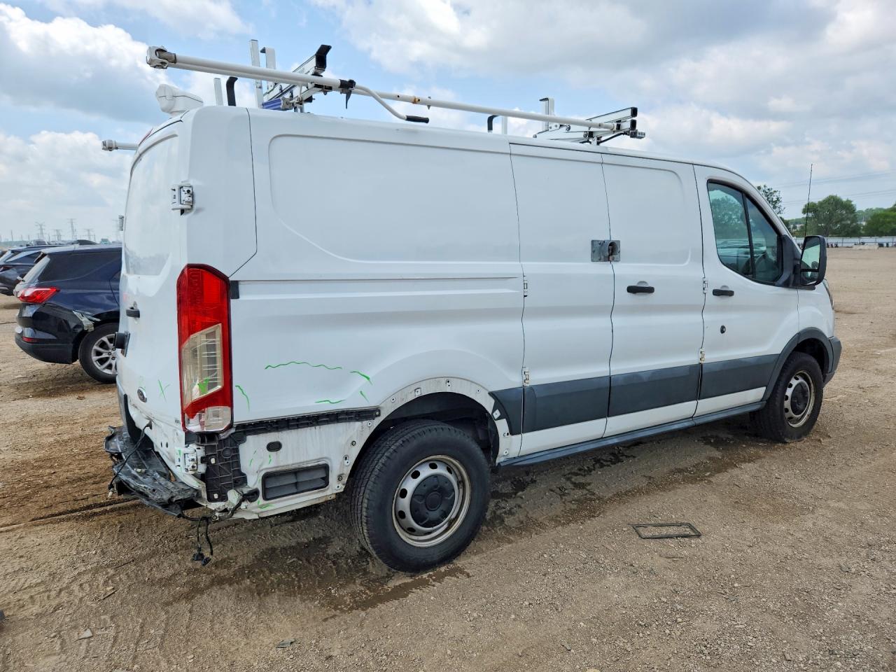 2015 Ford Transit VIN 1FTNR1ZM7FKA55257 COPART salvage auction — Rear End, Sc - Salvage Title, sold $6,800 on 2026-09-22 (photo 3)