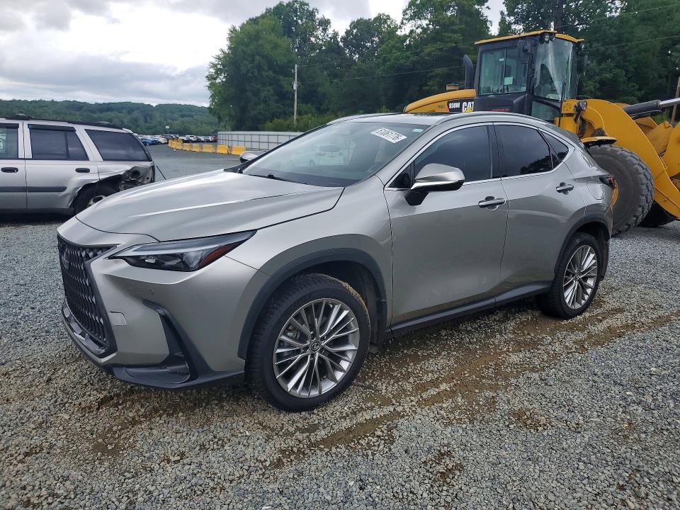2022 Lexus Nx VIN JTJGKCEZ7N5000800 COPART salvage auction — SIDE, NC - SALVAGE CERTIFICATE OF TITLE (P), sold $14,300 on 2026-07-23 (photo 1)