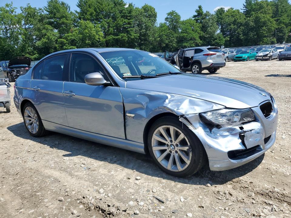 2009 BMW 3 series VIN WBAPK53549A510661 COPART salvage auction — FRONT END, MA - CERT OF TITLE-RECONSTRCTD COLL, sold $375 on 2026-07-23 (photo 4)
