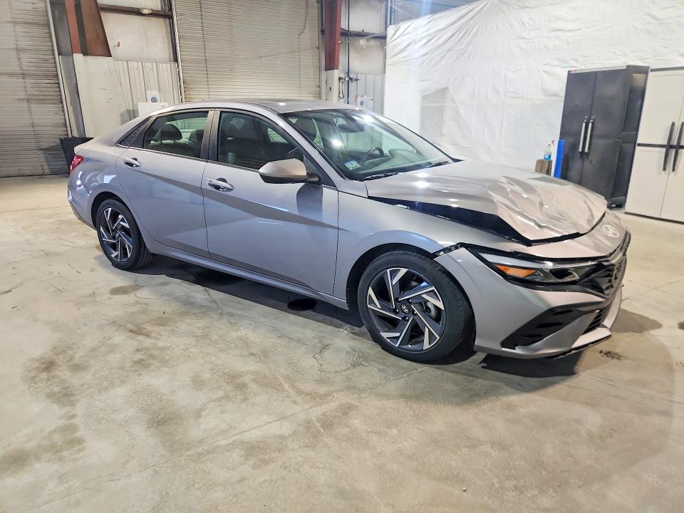 2025 Hyundai Elantra VIN KMHLS4DG7SU984681 COPART salvage auction — FRONT END, MA - CERTIFICATE OF TITLE, sold $375 on 2026-07-22 (photo 4)