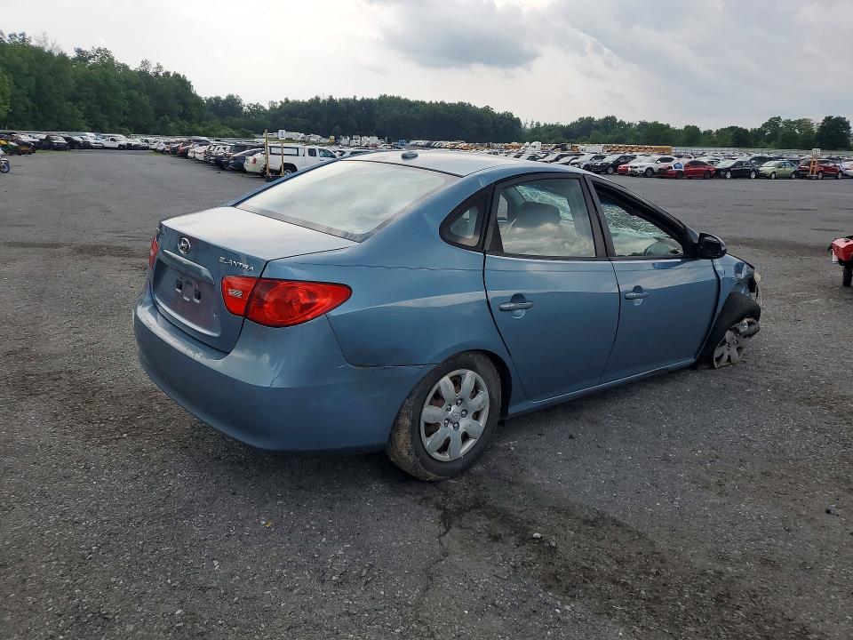 2007 Hyundai Elantra VIN KMHDU46D47U176135 COPART salvage auction — ALL OVER, Pa - Certificate Of Salvage, sold $400 on 2026-07-14 (photo 3)