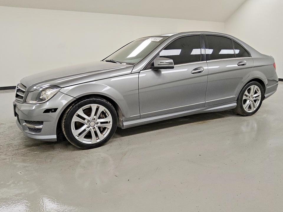 2014 Mercedes-benz C class VIN WDDGF8AB4EA892594 COPART salvage auction — MECHANICAL, TX - CERTIFICATE OF TITLE, sold $1,250 on 2026-08-13 (photo 1)