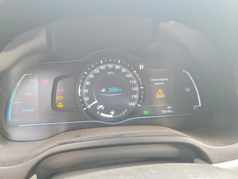 2019 Hyundai Ioniq VIN KMHC75LCXKU139636 COPART salvage auction — FRONT END, Az - Dis/Dlr/Exp Only Clean Title (P), sold $2,400 on 2026-07-23 (photo 9)
