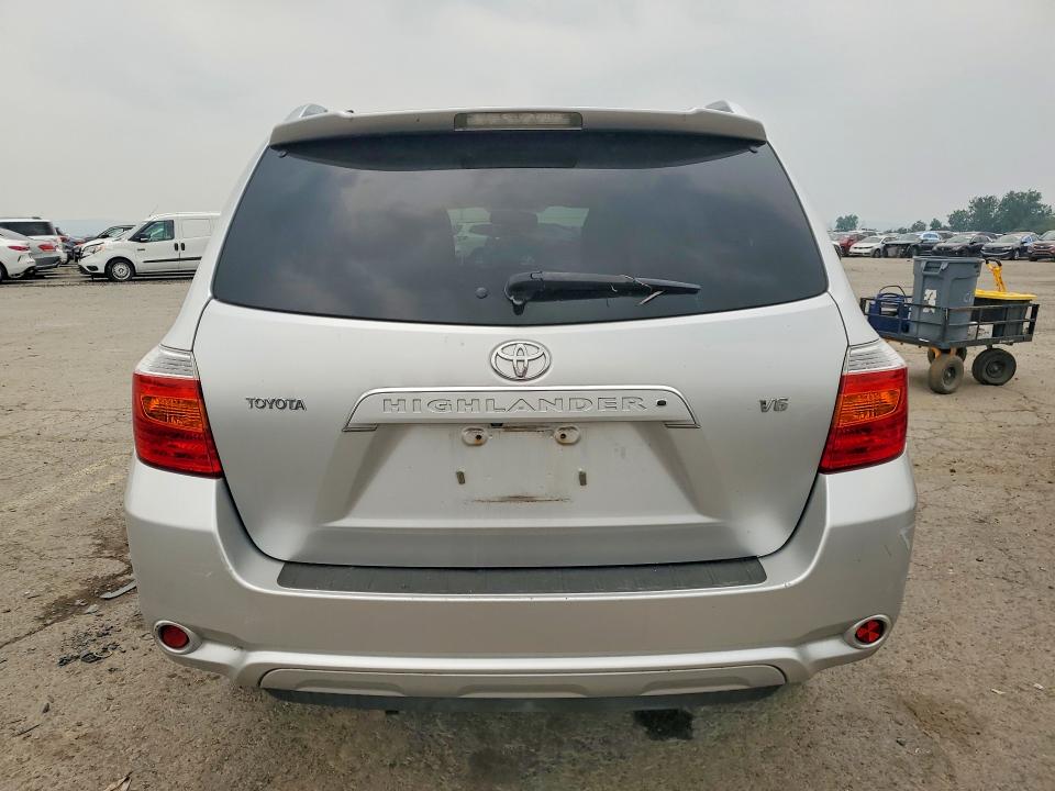 2008 Toyota Highlander VIN JTEDS42A782017978 COPART salvage auction — ROOF, Pa - Certificate Of Salvage, sold $950 on 2026-07-21 (photo 6)