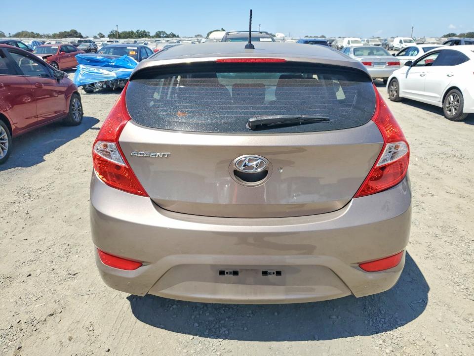 2012 Hyundai Accent VIN KMHCU5AE1CU017665 COPART salvage auction — SIDE, Ca - Salvage Certificate, sold $850 on 2026-07-23 (photo 6)