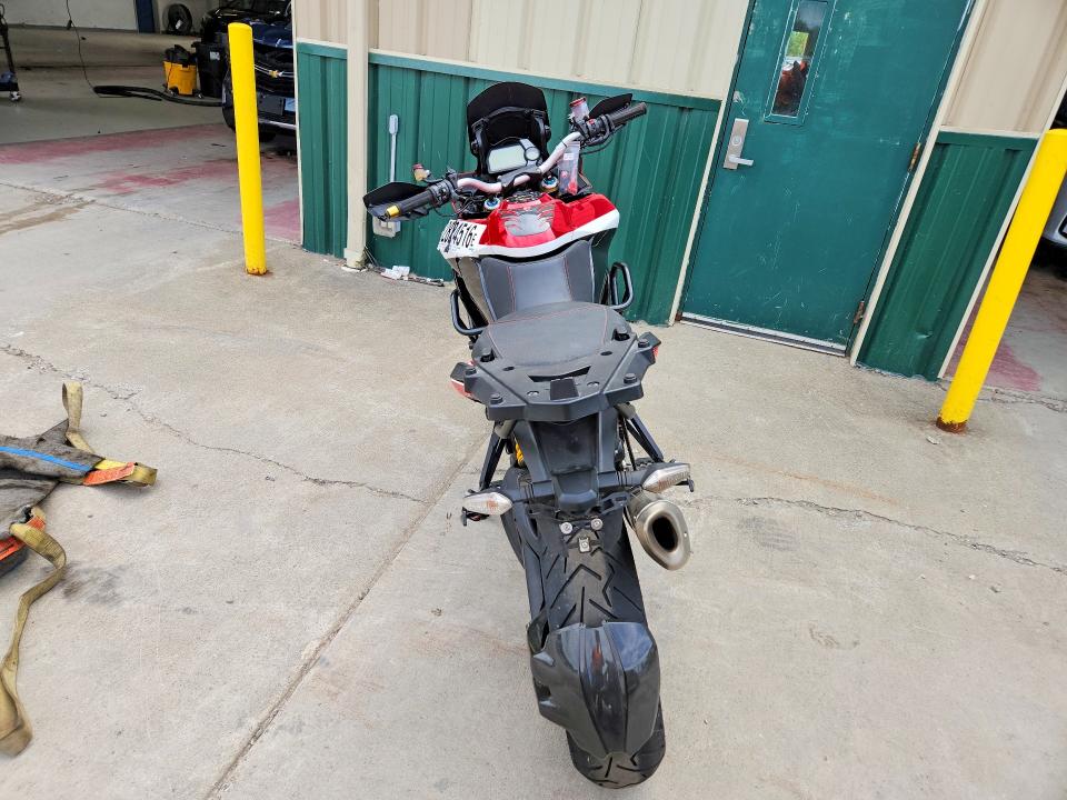 2012 Ducati Multistrada VIN ZDM12BLW4CB014412 COPART salvage auction — ROLLOVER, Ny - Mv-907A Salvage Certificate, sold $1,350 on 2026-08-06 (photo 4)