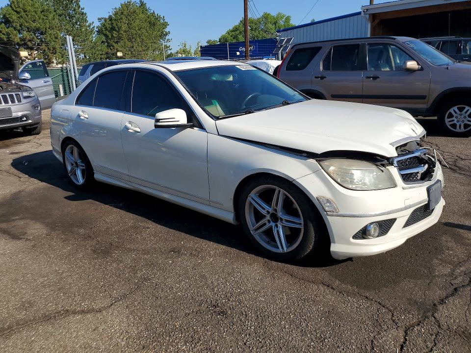 2010 Mercedes-benz C class VIN WDDGF8BBXAF432576 COPART salvage auction — FRONT END, CO - PUBLIC - SALVAGE TITLE (P), sold $325 on 2026-08-06 (photo 4)