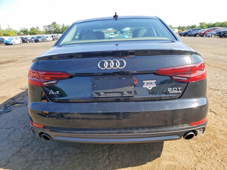 2018 Audi A4 VIN WAUENAF44JA133182 COPART salvage auction — MECHANICAL, CT - CERTIFICATE OF TITLE, sold $475 on 2026-07-24 (photo 6)