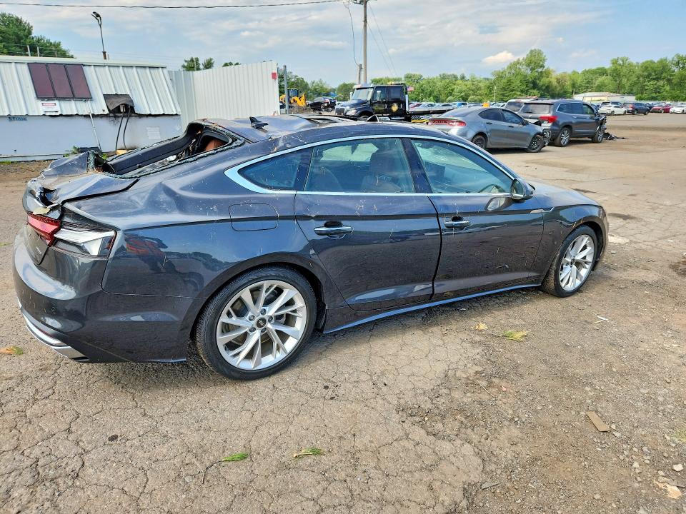 2022 Audi A5 VIN WAUABCF53NA027758 COPART salvage auction — ROOF, Ct - Cert Of Title-Salvage, sold $500 on 2026-07-21 (photo 3)
