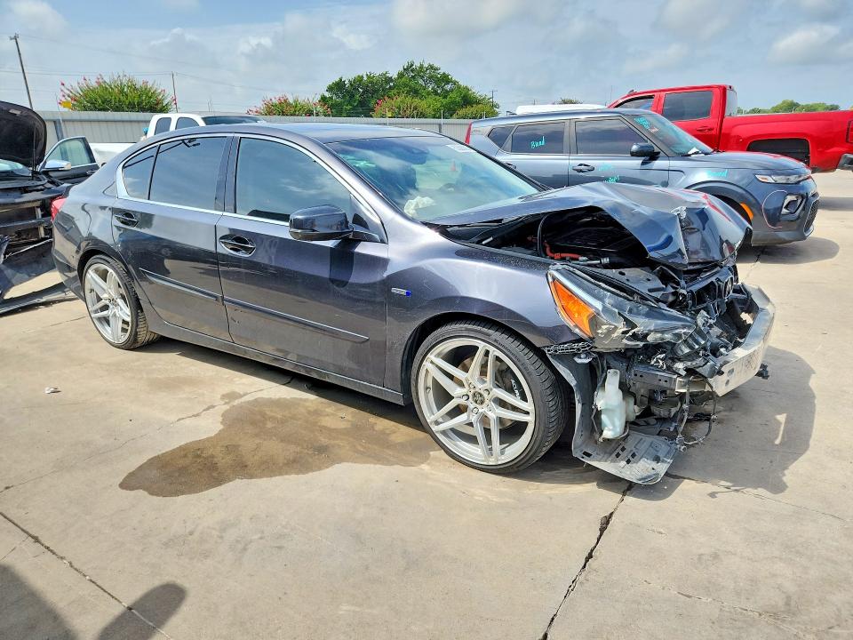 2017 Acura RLX VIN JH4KC2F92HC000124 COPART salvage auction — FRONT END, Salvage Title, sold $3,050 on 2026-07-23 (photo 4)