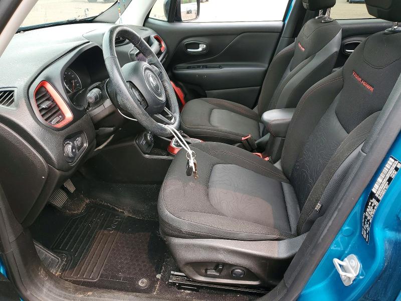 2022 Jeep Renegade VIN ZACNJDC18NPN56814 COPART salvage auction — ROOF, Ct - Cert Of Title-Salvage, sold $5,800 on 2026-08-21 (photo 7)