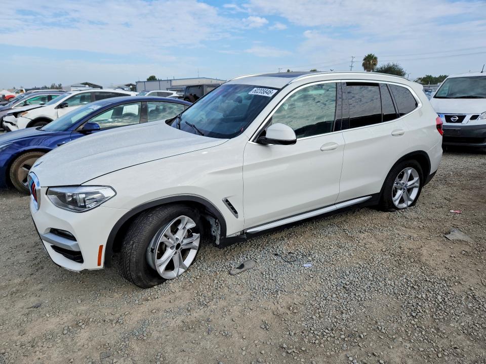 2020 BMW X3 VIN 5UXTY5C04LLT35553 — COPART salvage auction photo
