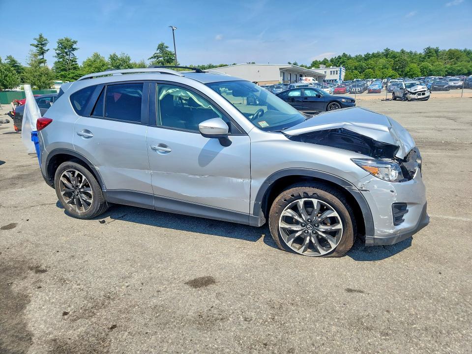2016 Mazda Cx-5 VIN JM3KE4DY1G0845703 COPART salvage auction — FRONT END, MA - CERT OF TITLE-RECONSTRCTD COLL, sold $3,350 on 2026-07-14 (photo 4)