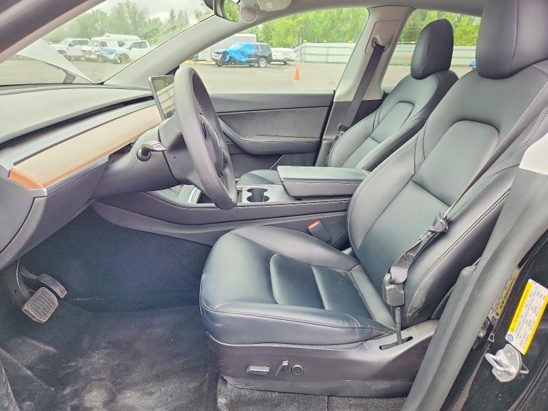 2021 Tesla Model y VIN 5YJYGDEE8MF272636 COPART salvage auction — FRONT END, Or - Salvage Title Certificate, sold $125 on 2026-07-29 (photo 7)