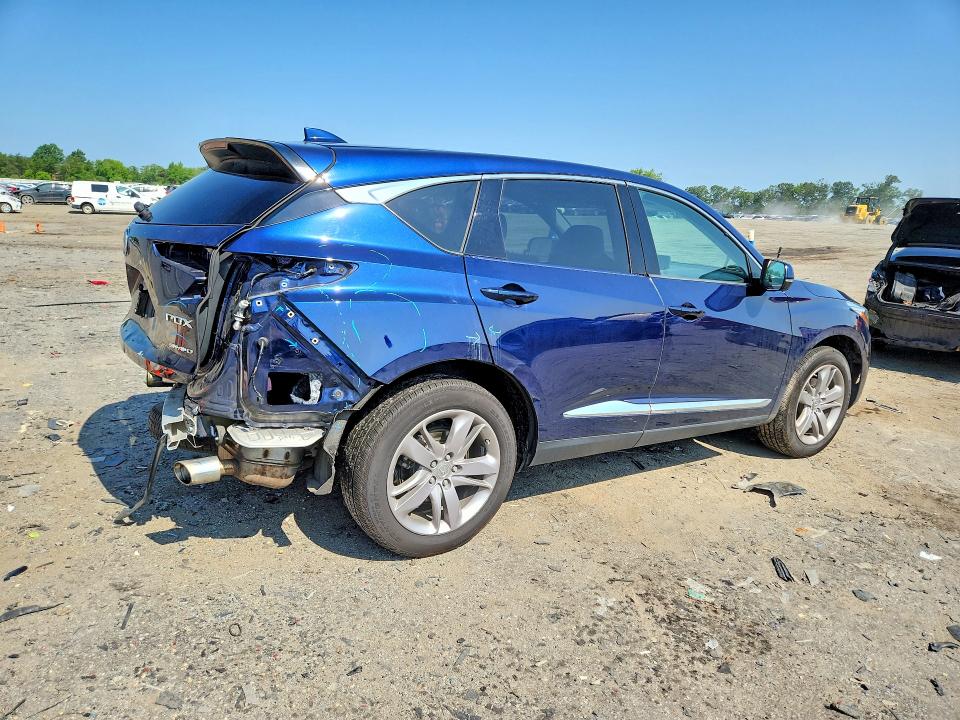 2020 Acura Rdx VIN 5J8TC2H79LL017207 COPART salvage auction — REAR END, VA - CERT OF TITLE - SALVAGE, sold $6,600 on 2026-07-22 (photo 3)
