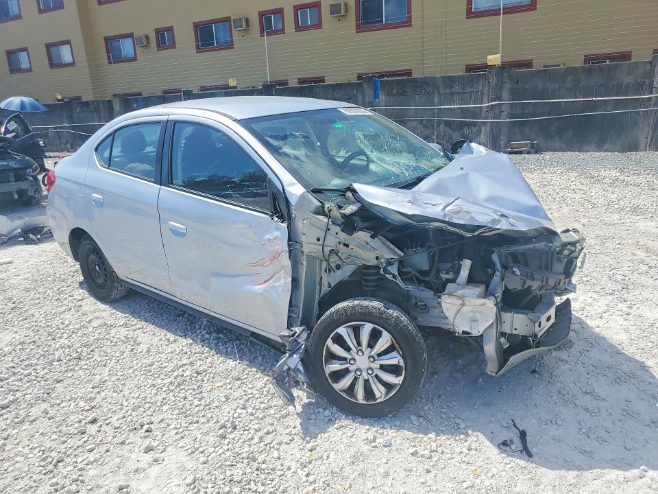 2019 Mitsubishi Mirage VIN ML32F3FJ7KHF11384 COPART salvage auction — FRONT END, Fl - Cert Of Title Slvg Rebuildable, sold $925 on 2026-07-31 (photo 4)