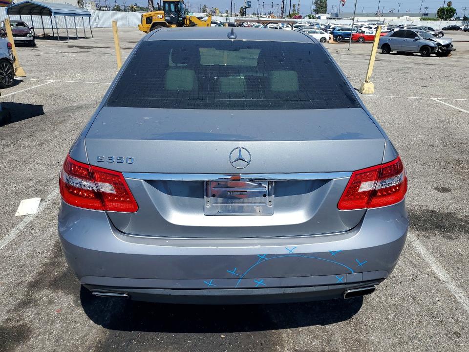 2010 Mercedes-benz E-class VIN WDDHF5GB2AA073894 COPART salvage auction — REAR END, CA - SALVAGE CERTIFICATE, sold $1,250 on 2026-08-11 (photo 6)