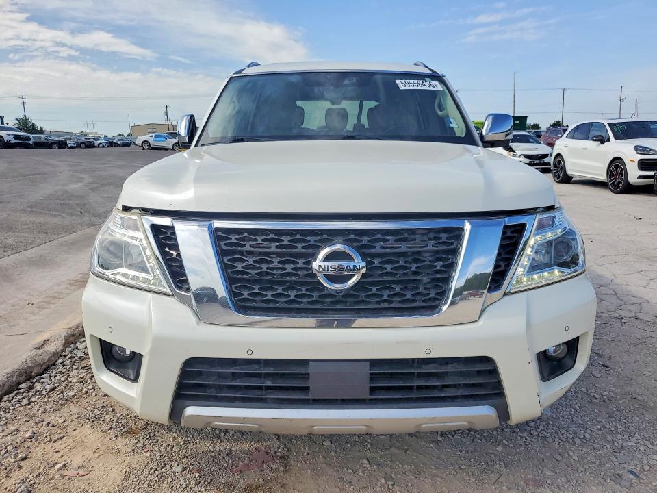 2018 Nissan Armada VIN JN8AY2ND0J9054369 COPART salvage auction — REAR END, Ok - Certificate Of Title, sold $3,700 on 2026-07-28 (photo 5)