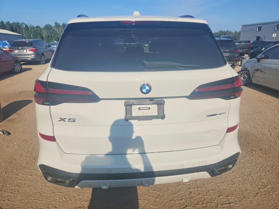 2024 BMW X5 VIN 5UX23EU08R9T16521 COPART salvage auction — ROOF, ON - PERMIT NO BRAND - UNFIT, sold $21,300 on 2026-07-30 (photo 6)