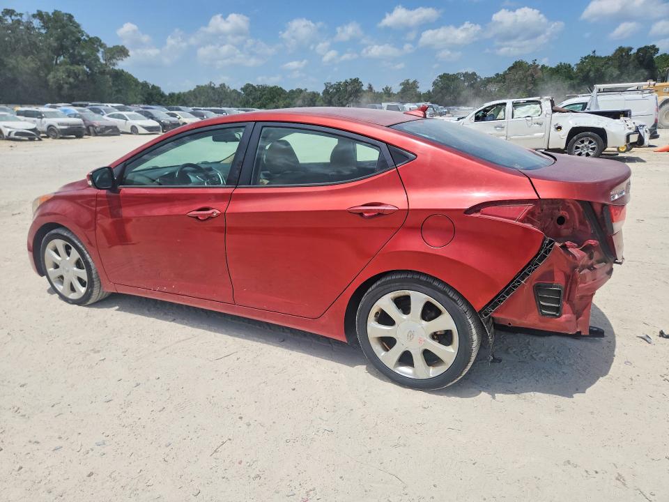2012 Hyundai Elantra VIN KMHDH4AE8CU430234 COPART salvage auction — REAR END, Fl - Cert Of Title Slvg Rebuildable, sold $325 on 2026-07-21 (photo 2)