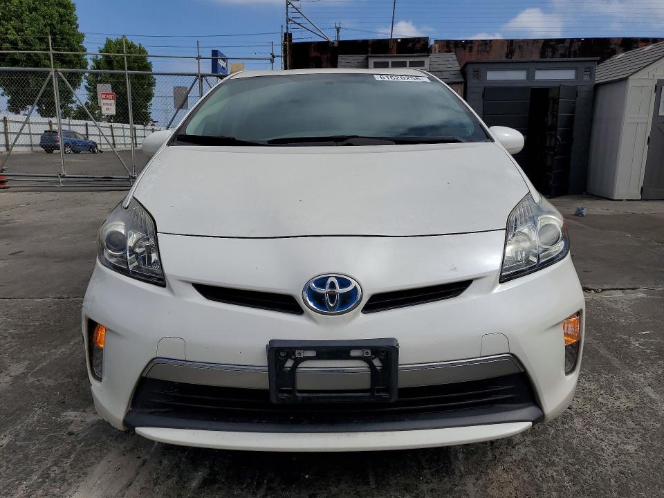 2014 Toyota Prius VIN JTDKN3DP6E3062687 COPART salvage auction — FRONT END, Ca - Salvage Certificate, sold $7,400 on 2026-07-31 (photo 5)
