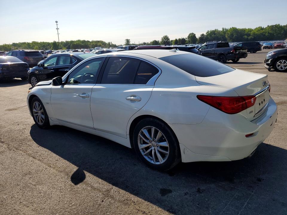 2016 Infiniti Q50 VIN JN1EV7AR8GM345912 COPART salvage auction — FRONT END, OH - CERT OF TITLE-REPOSSESSION, sold $1,100 on 2026-07-28 (photo 2)
