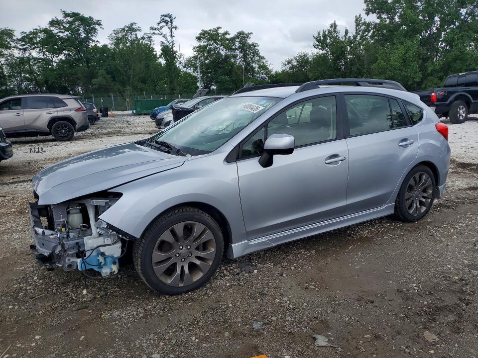 2014 Subaru Impreza VIN JF1GPAR64E8301327 COPART salvage auction — FRONT END, Md - Cert Of Salvage > 75% Damage, sold $525 on 2026-07-23 (photo 1)
