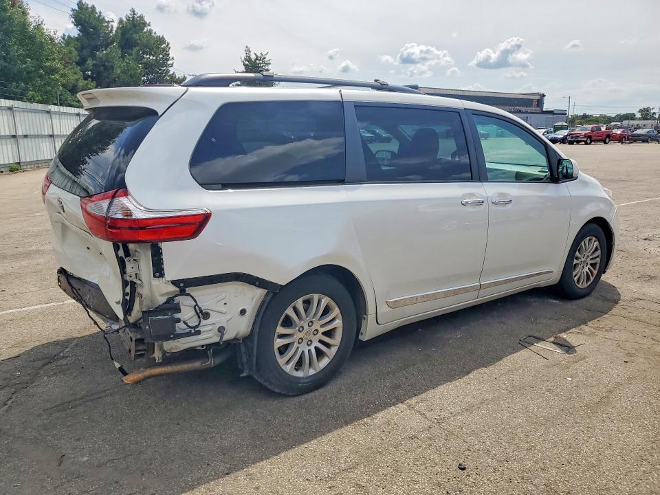 2015 Toyota Sienna VIN 5TDYK3DC5FS684214 COPART salvage auction — REAR END, St - Salvage Title, sold $6,200 on 2026-07-15 (photo 3)