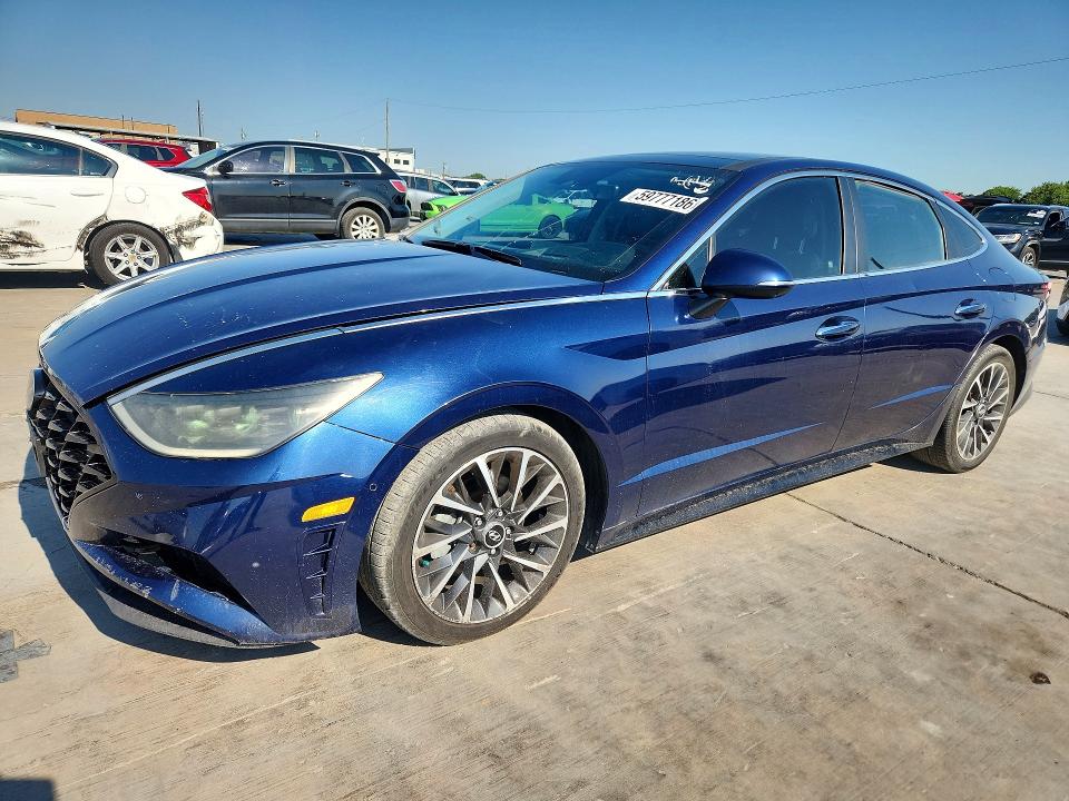 2022 Hyundai Sonata VIN 5NPEH4J26NH149738 COPART salvage auction — NORMAL WEAR, Tx - Certificate Of Title, sold $8,700 on 2026-07-29 (photo 1)