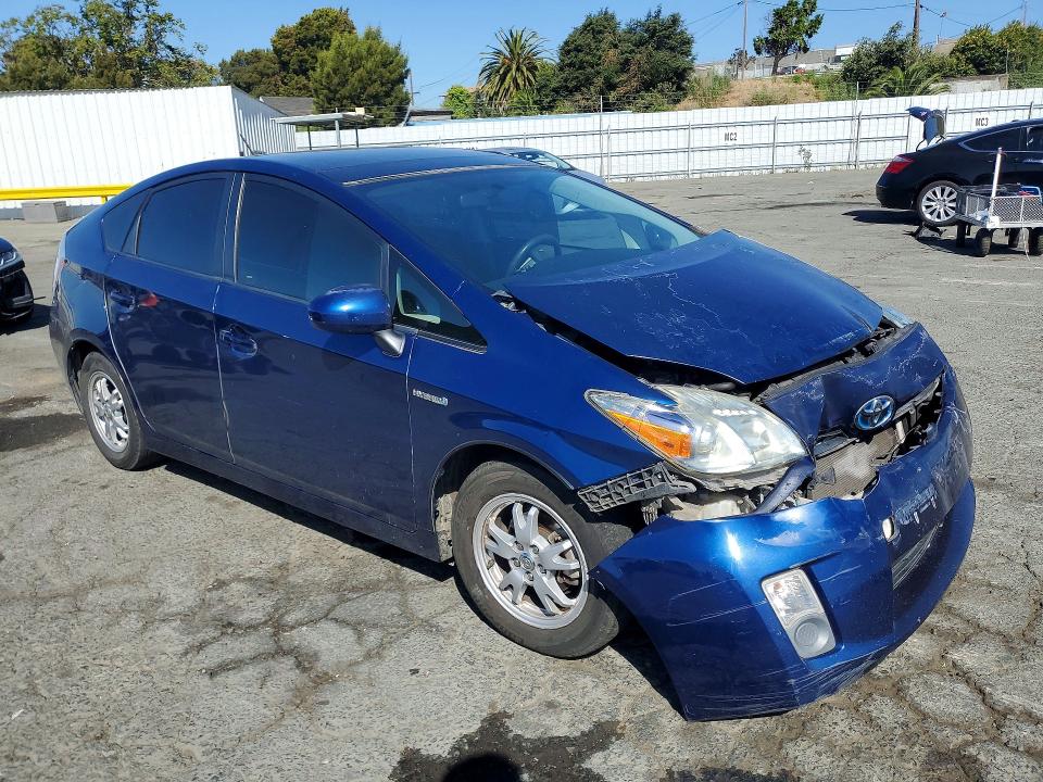 2010 Toyota Prius VIN JTDKN3DUXA0145833 COPART salvage auction — FRONT END, Ca - Salvage Certificate, sold $600 on 2026-07-24 (photo 4)