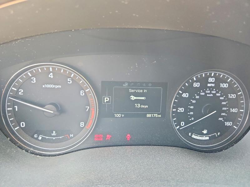 2016 Hyundai Genesis VIN KMHGN4JE1GU126772 COPART salvage auction — FRONT END, Tx - Salvage Vehicle Title, sold $1,000 on 2026-07-30 (photo 9)