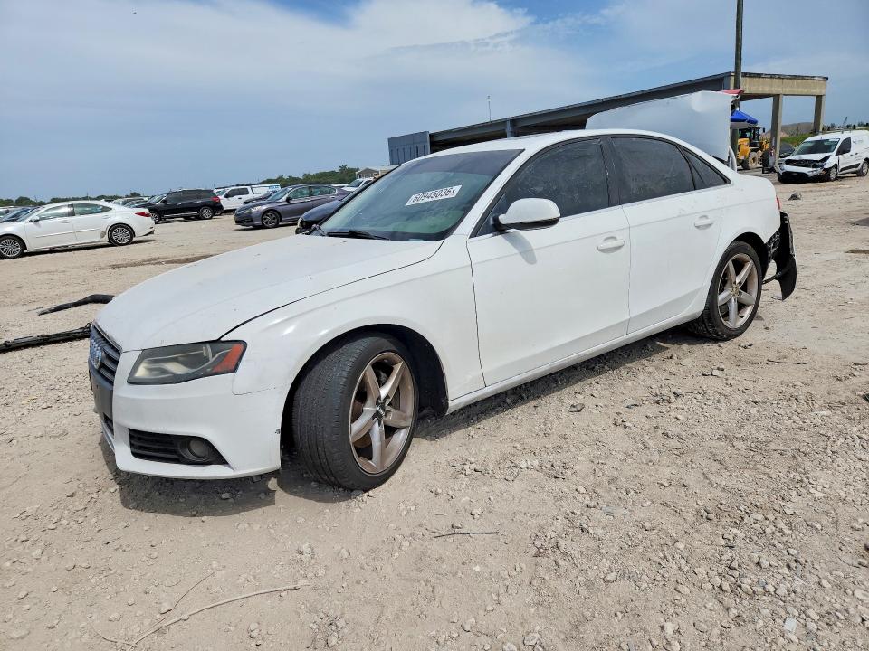 2011 Audi A4 VIN WAUEFAFLXBN039449 COPART salvage auction — REAR END, FL - CERT OF TTL-REBUILT&SLVG RBLD, sold $250 on 2026-07-30 (photo 1)