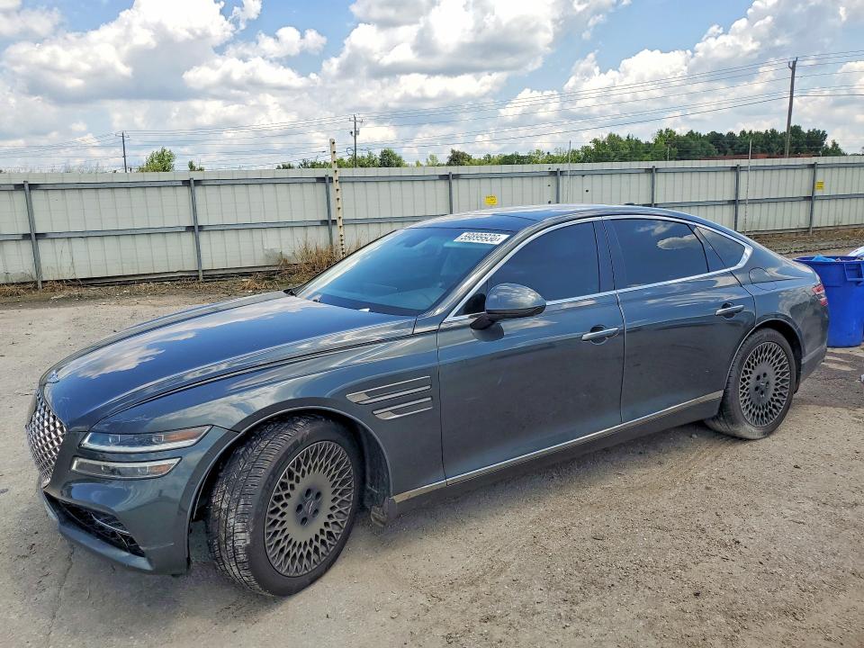 2022 Genesis G80 VIN KMTGB4SC0NU094373 COPART salvage auction — FRONT END, Al - Cert Of Title-Salvage Title, sold $11,500 on 2026-08-27 (photo 1)