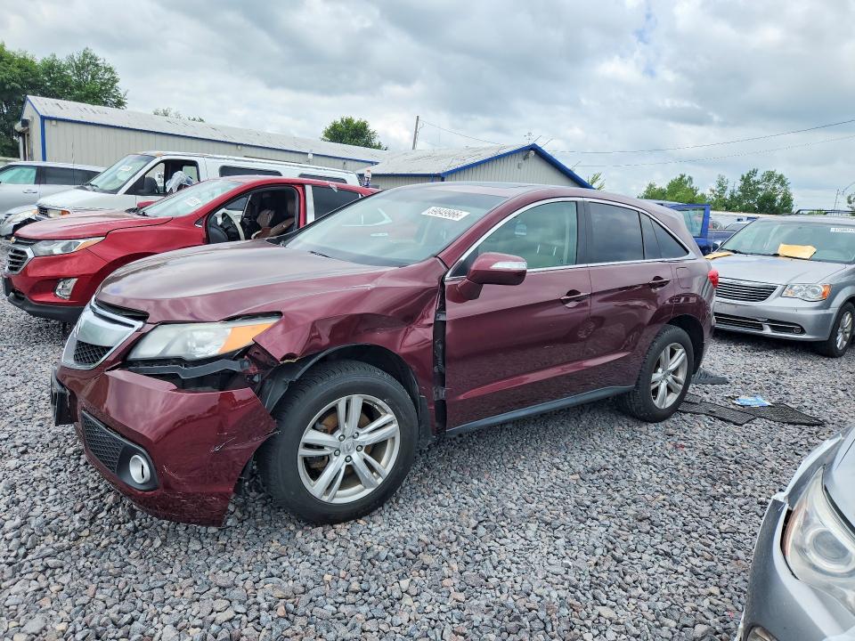 2014 Acura Rdx VIN 5J8TB4H54EL001724 COPART salvage auction — FRONT END, Il - Salvage Certificate, sold $200 on 2026-08-03 (photo 1)