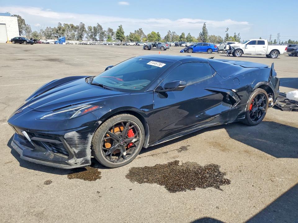 2022 Chevrolet Corvette VIN 1G1YB3D45N5115059 COPART salvage auction — REAR END, Ca - Dis/Dlr/Exp Only Clean Title, sold $17,100 on 2026-07-28 (photo 1)