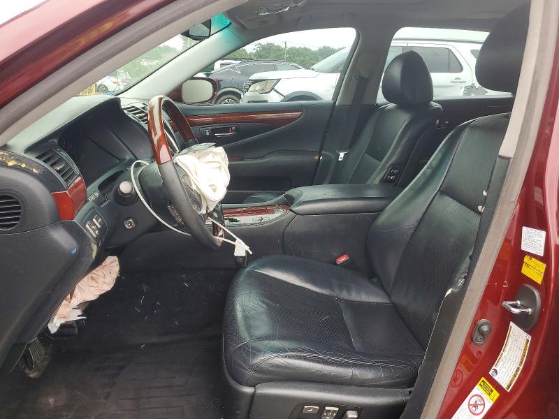 2008 Lexus Ls VIN JTHGL46F385022337 COPART salvage auction — FRONT END, Md - Cert Of Salvage > 75% Damage, sold $575 on 2026-07-30 (photo 7)