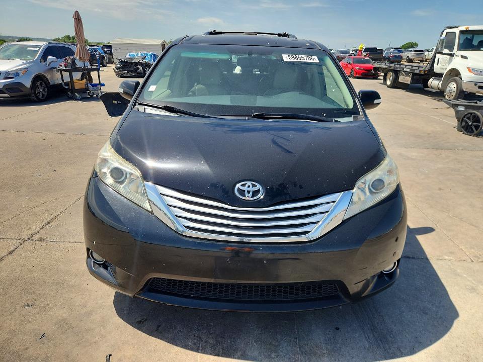 2014 Toyota Sienna VIN 5TDYK3DC3ES526243 COPART salvage auction — REAR END, Tx - Salvage Vehicle Title, sold $2,450 on 2026-07-15 (photo 5)