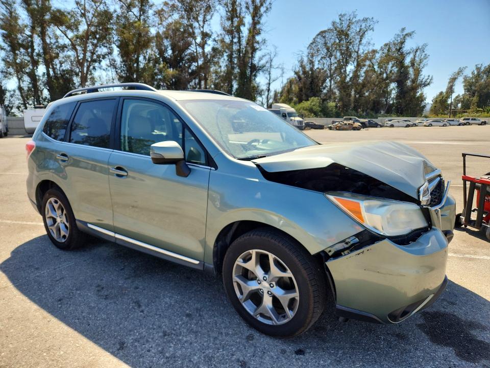 2015 Subaru Forester VIN JF2SJAUC5FH534882 COPART salvage auction — FRONT END, CA - SALVAGE CERTIFICATE, sold $300 on 2026-07-28 (photo 4)