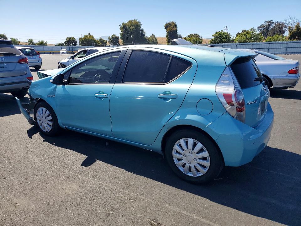 2014 Toyota Prius VIN JTDKDTB39E1084259 COPART salvage auction — FRONT END, Ca - Salvage Certificate, sold $525 on 2026-07-20 (photo 2)