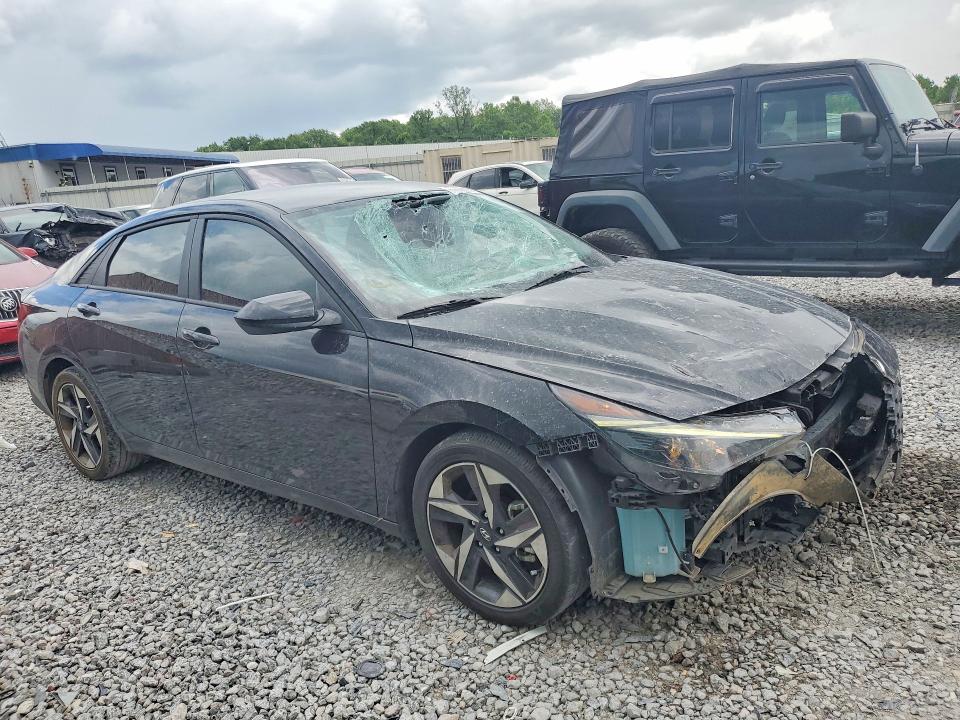 2023 Hyundai Elantra VIN KMHLS4AG4PU549886 COPART salvage auction — FRONT END, AL - CERT OF TITLE-SALVAGE TITLE (P), sold $250 on 2026-07-28 (photo 4)
