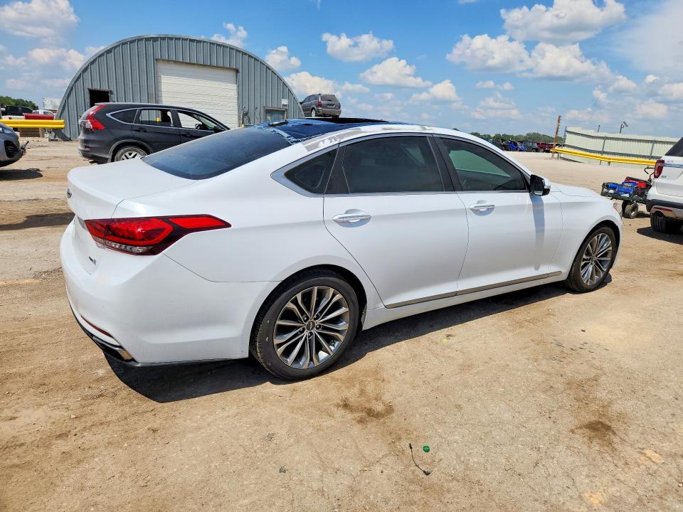 2015 Hyundai Genesis VIN KMHGN4JE4FU063875 COPART salvage auction — HAIL, KS - CERT OF TITLE-SALVAGE (P), sold $1,200 on 2026-07-27 (photo 3)