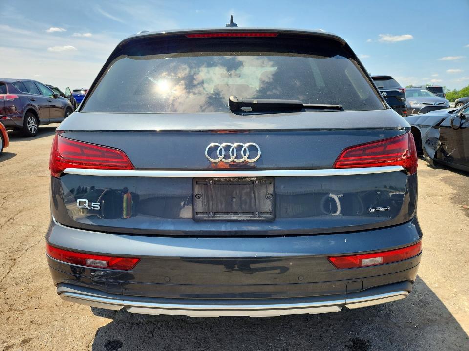 2021 Audi Q5 VIN WA1BAAFY3M2020630 COPART salvage auction — FRONT END, Pa - Certificate Of Salvage, sold $10,900 on 2026-07-31 (photo 6)