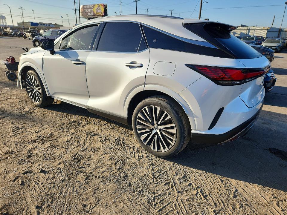 2025 Lexus Rx VIN JTJCHMAA0S2033170 COPART salvage auction — FRONT END, Ca - Salvage Certificate, sold $18,700 on 2026-07-23 (photo 2)