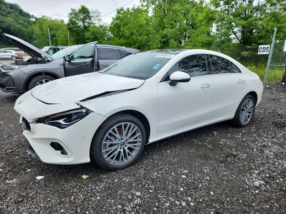 2026 Mercedes-benz Cla-klasse VIN W1K5J4GB3TN565034 COPART salvage auction — FRONT END, Salvage Title, sold $12,000 on 2026-07-14 (photo 1)